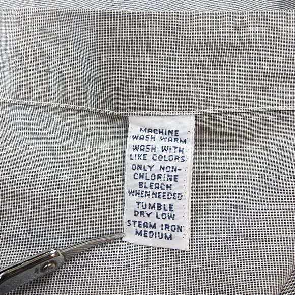 Polo Ralph Lauren Shirt Mens 18 XXL Gray Regent Classic Fit Casual Button Up VTG - Picture 15 of 16